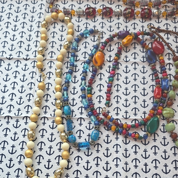 Colorful Beaded Necklace Set - Picture 3 of 7